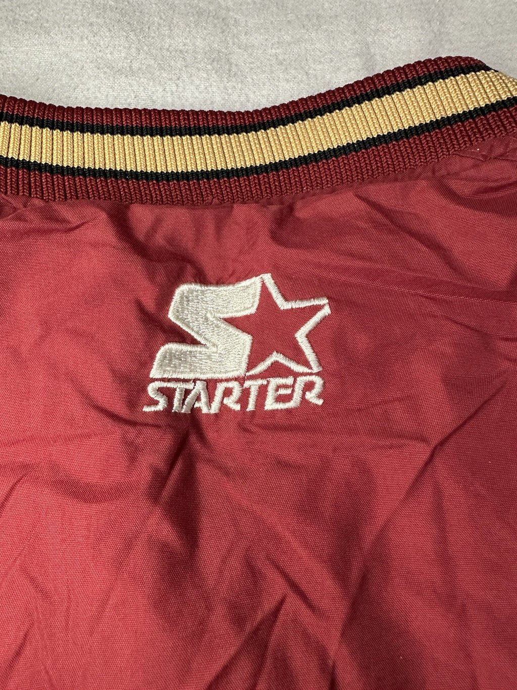 Vintage Starter Pro Line San Francisco 49ers Pullover Jacket Men’s XL Red NFL