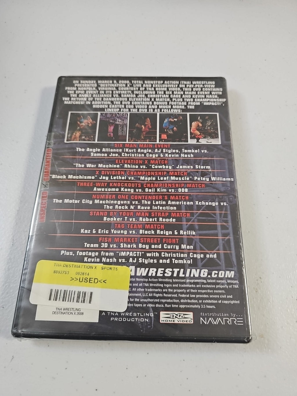 TNA Wrestling (DVD)-2008 Destination-Kevin Nash/Jay Lethal/Booker T/Bobby Roode.