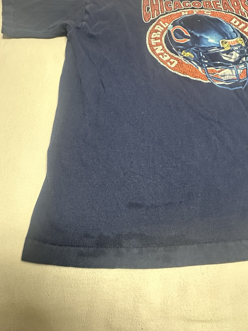 Vintage Pro Player Chicago Bears NFL Blue T-Shirt Adult Size XL USA Made 1995 *