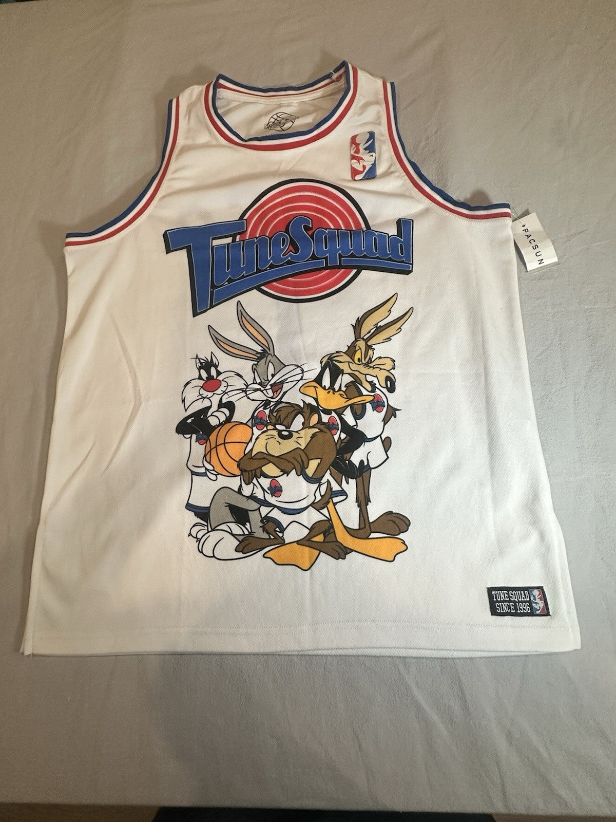 Vintage 1996 Space Jam Tune Squad Jersey Bugs #1 M