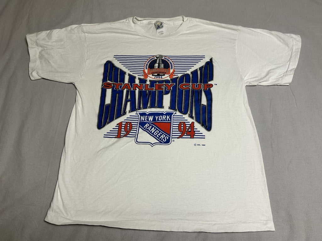 Vintage 1994 New York Rangers Shirt Mens XL NHL Stanley Cup Logo 7 90s