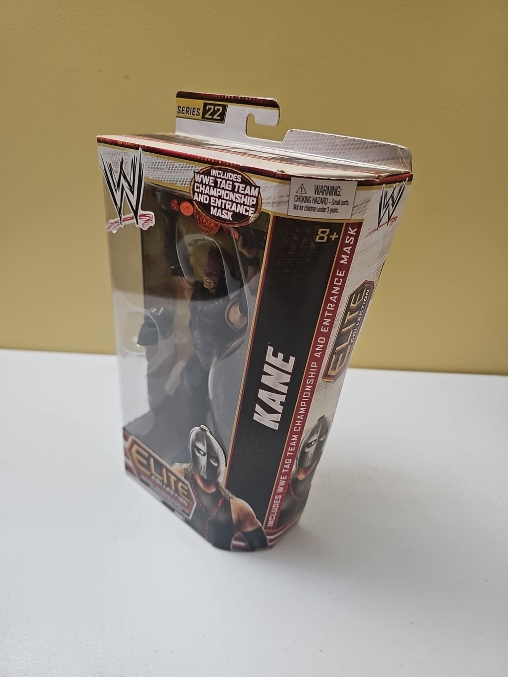 WWE Kane Elite Series 22 Action Figure w/ Mask And Tag Team Belt