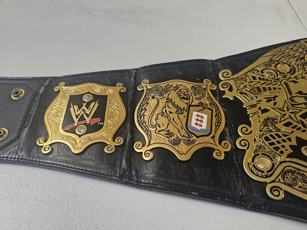 Used Rare WWE Undisputed Championship V1 Belt 2002 Figures Toy Co Release