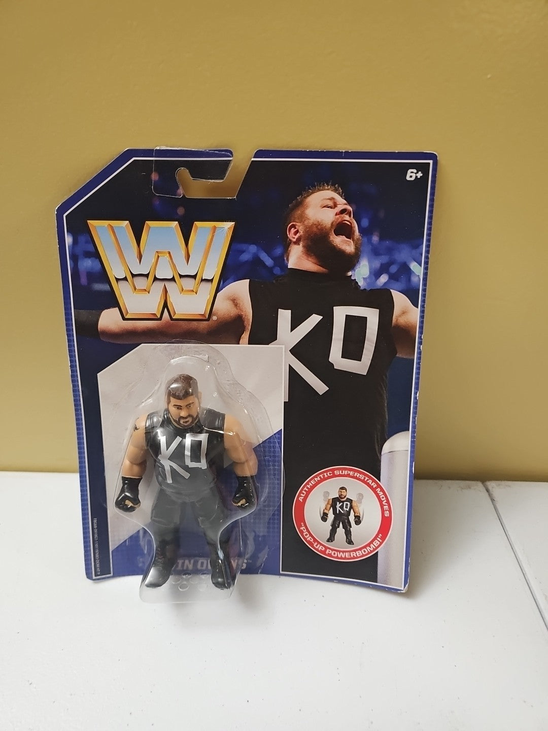 Rare Retro Series 1 Wrestling Action Figure WWE WWF Mattel Kevin Owens