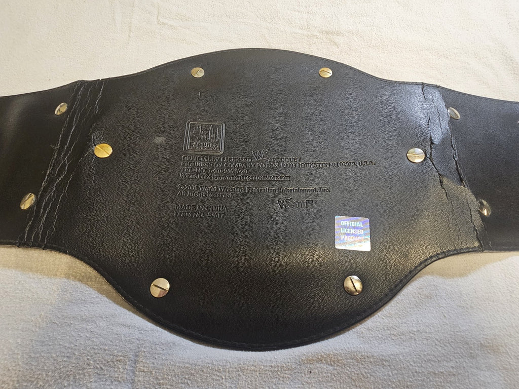 Original 2001 Figures Toy Co. BIG EAGLE Championship WWF Title Replica Belt