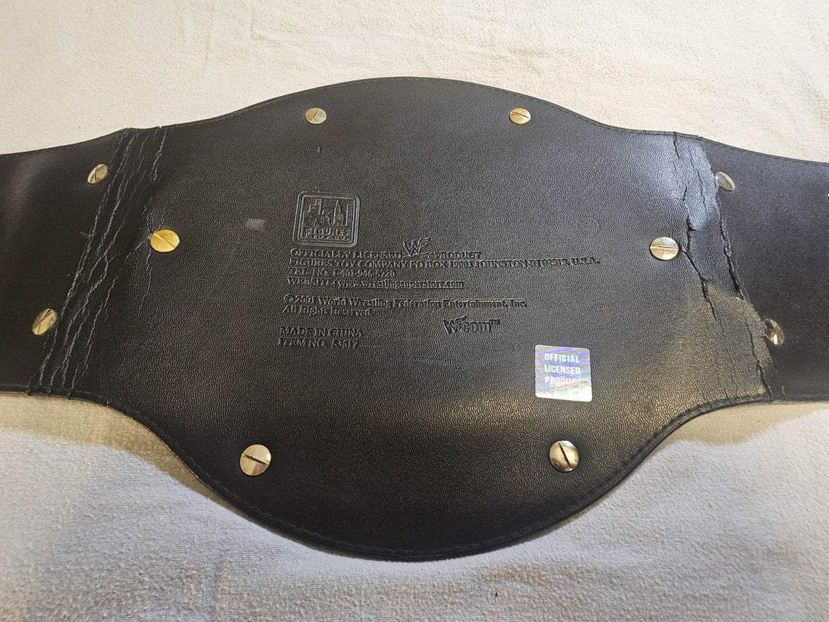 Original 2001 Figures Toy Co. BIG EAGLE Championship WWF Title Replica Belt