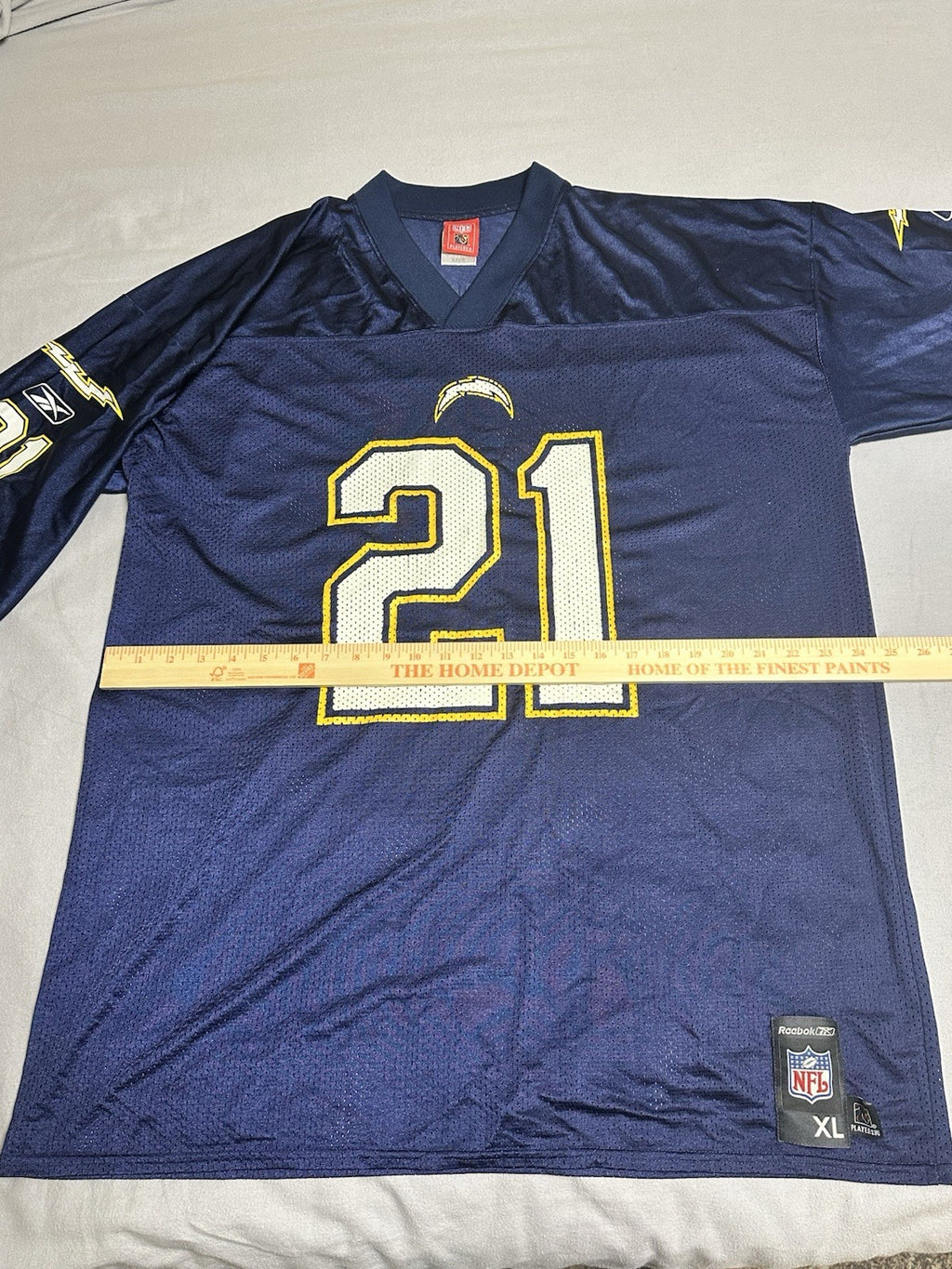 Los Angeles Chargers LaDainian Tomlinson #21 Reebok Mens Jersey Size XLSan Diego