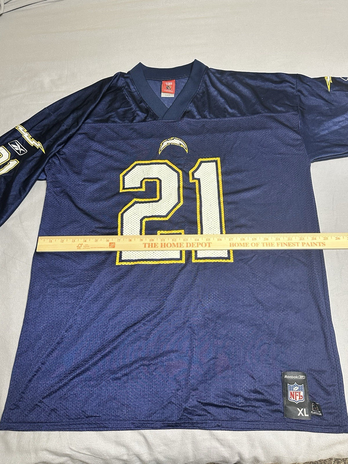 Los Angeles Chargers LaDainian Tomlinson #21 Reebok Mens Jersey Size XLSan Diego