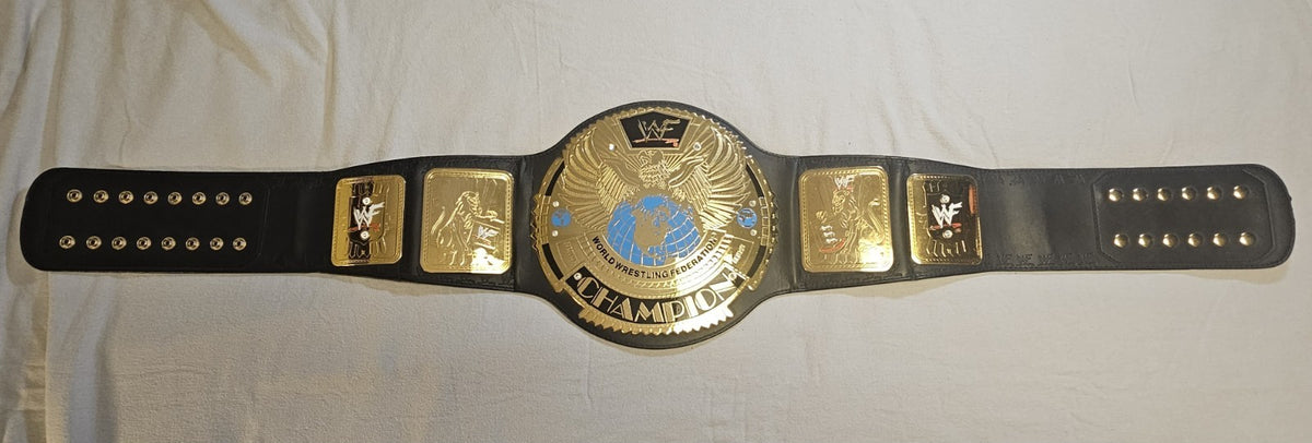 Original 2001 Figures Toy Co. BIG EAGLE Championship WWF Title Replica Belt