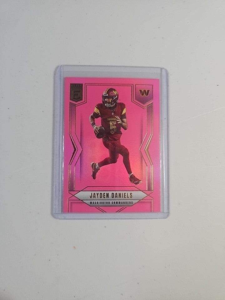 2025 Panini Donruss Elite - Jayden Daniels #1 Pink SP Insert ROY