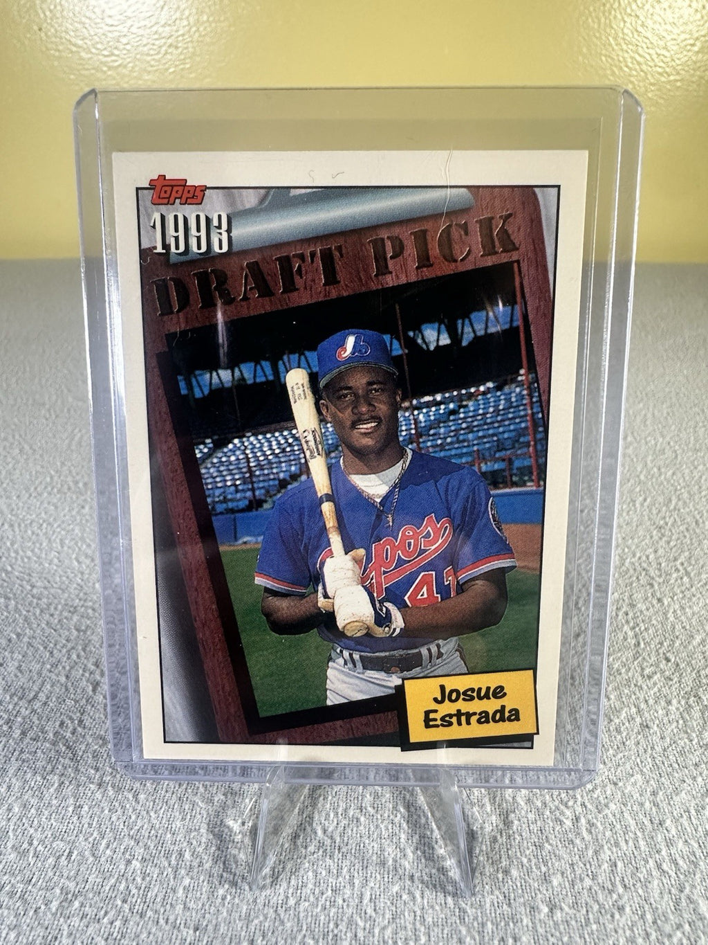 Josue Estrada 1994 Topps #741 Montreal Expos 1993 Draft Pick