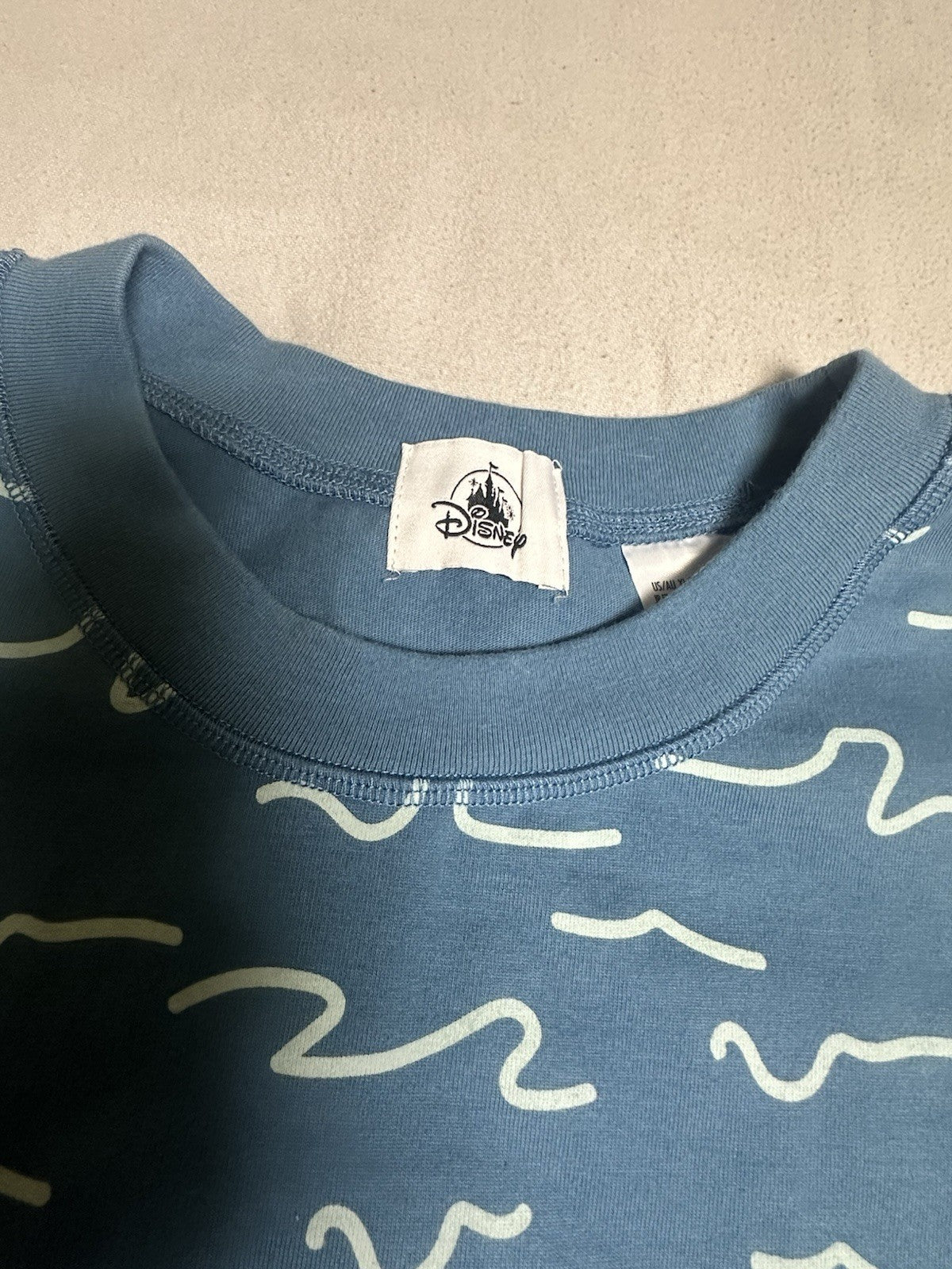 Walt Disney World WDW Surf Stitch Blue Celebration Spirit Jersey  XL - Surfboard