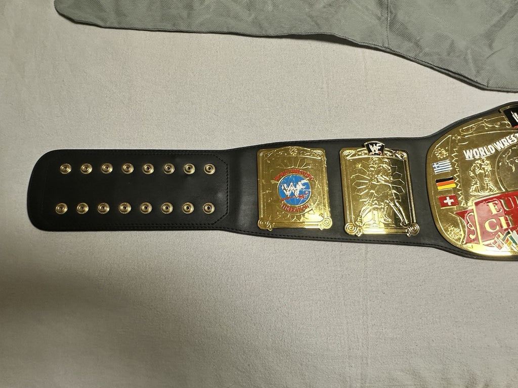 WWF European Championship Replica Figs Inc Belt