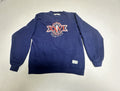 Vintage Super Bowl 26 Crewneck Sweatshirt 1992 Small Blue Minneapolis