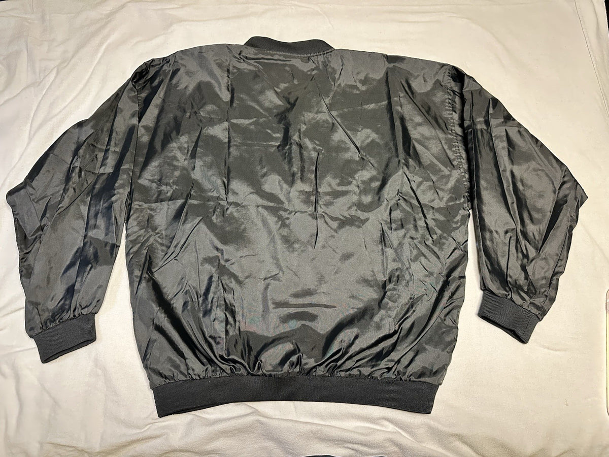 Vintage Philadelphia Eagles Jacket Mens Large Black NFL Football Pro Player 90s