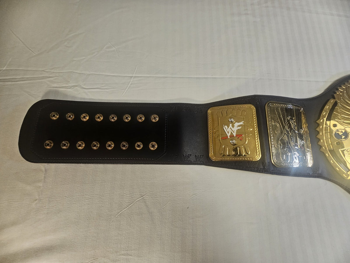 RARE 2001 WWF Attitude Era Championship Title Belt Adult Replica Figures Toy Co.