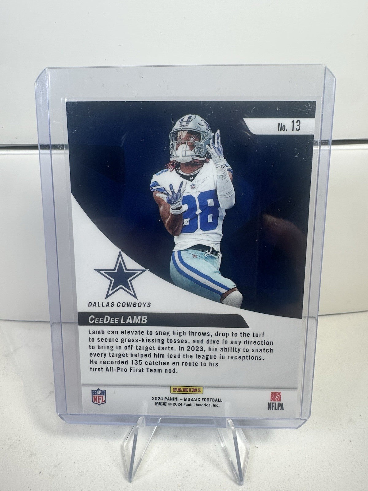 2024 Panini Mosaic Football CeeDee Lamb Elevate #13 - Dallas Cowboys