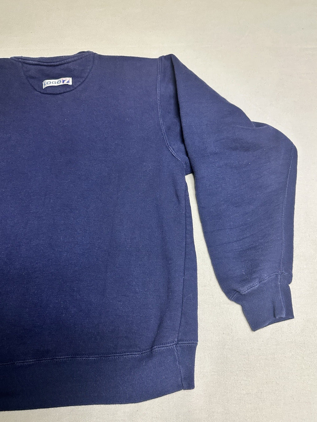 Vintage Super Bowl 26 Crewneck Sweatshirt 1992 Small Blue Minneapolis