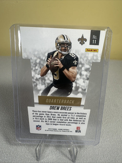 2015 Score - Precision Passers Drew Brees #11 Desert Camo