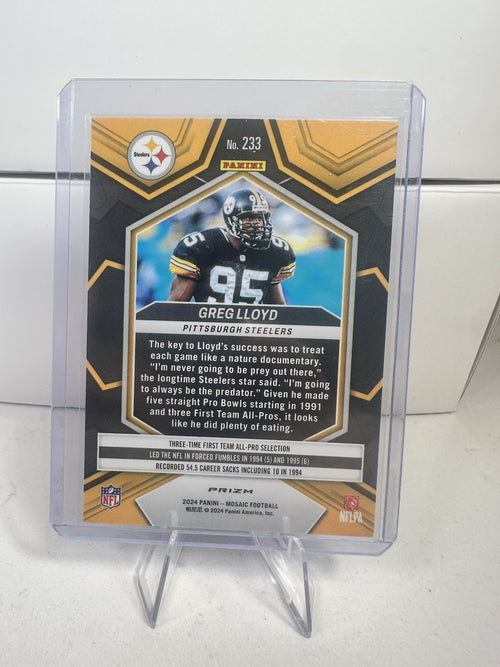 2024 Panini Greg Lloyd Reactive Pink Mosaic Prizm