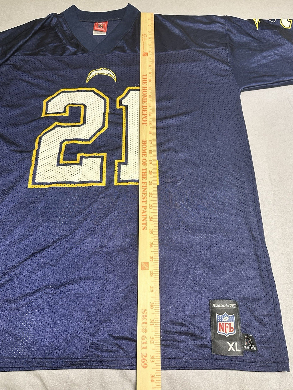 Los Angeles Chargers LaDainian Tomlinson #21 Reebok Mens Jersey Size XLSan Diego
