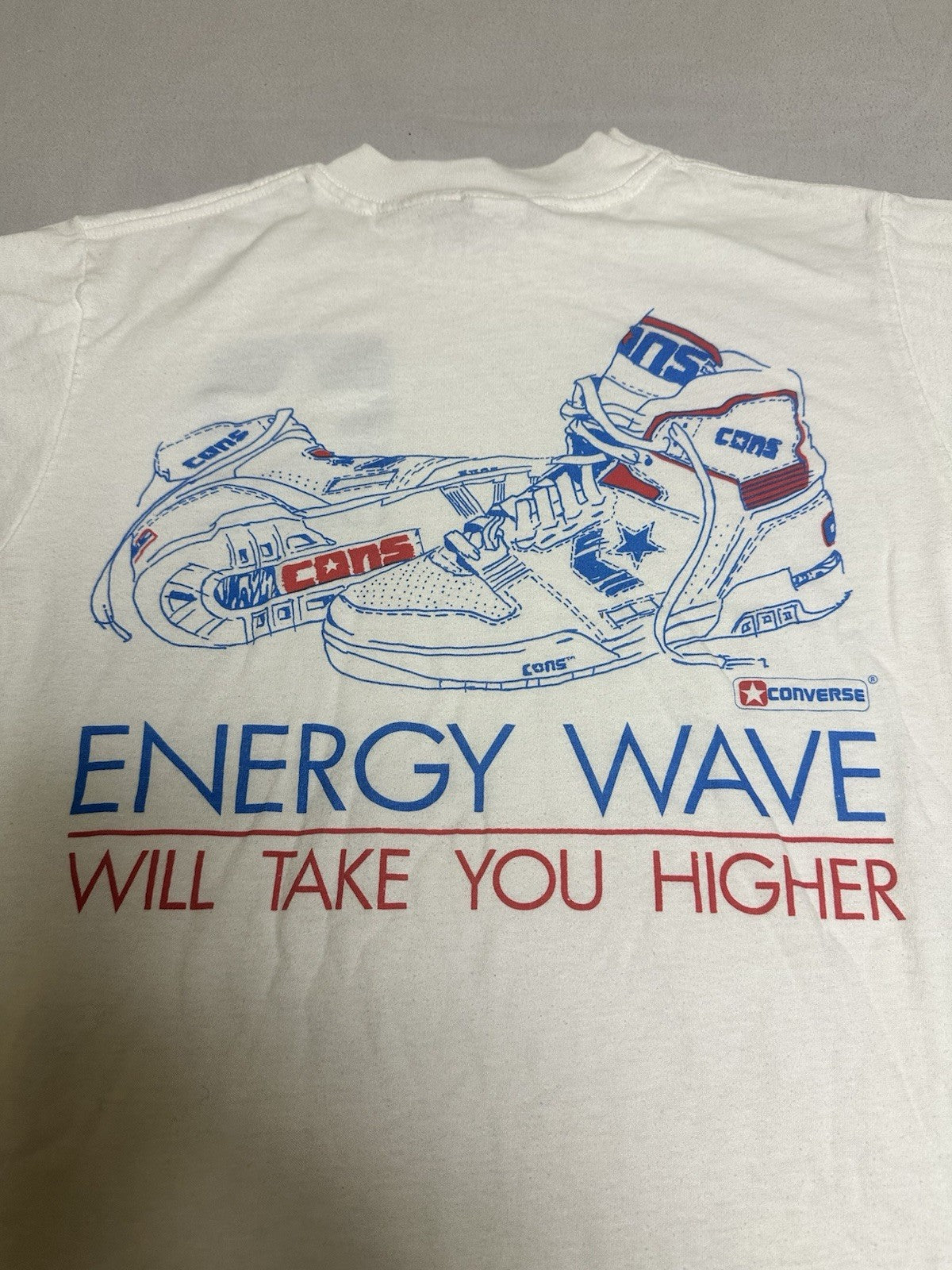 Vintage Converse Energy Wave Made In USA Vintage  T-shirts Size M