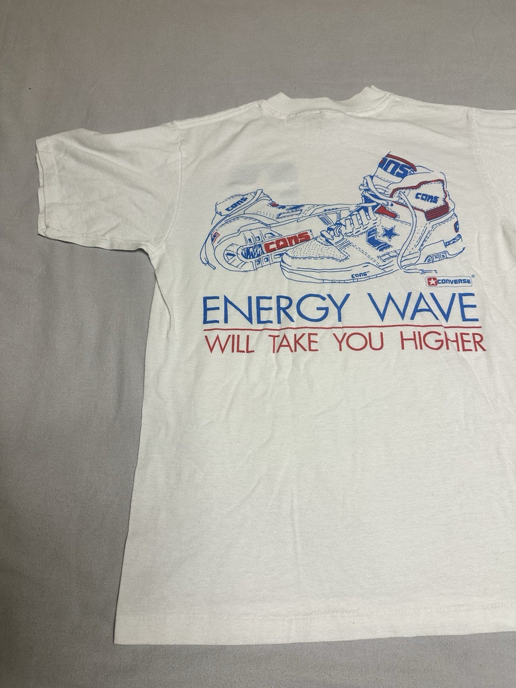 Vintage Converse Energy Wave Made In USA Vintage  T-shirts Size M