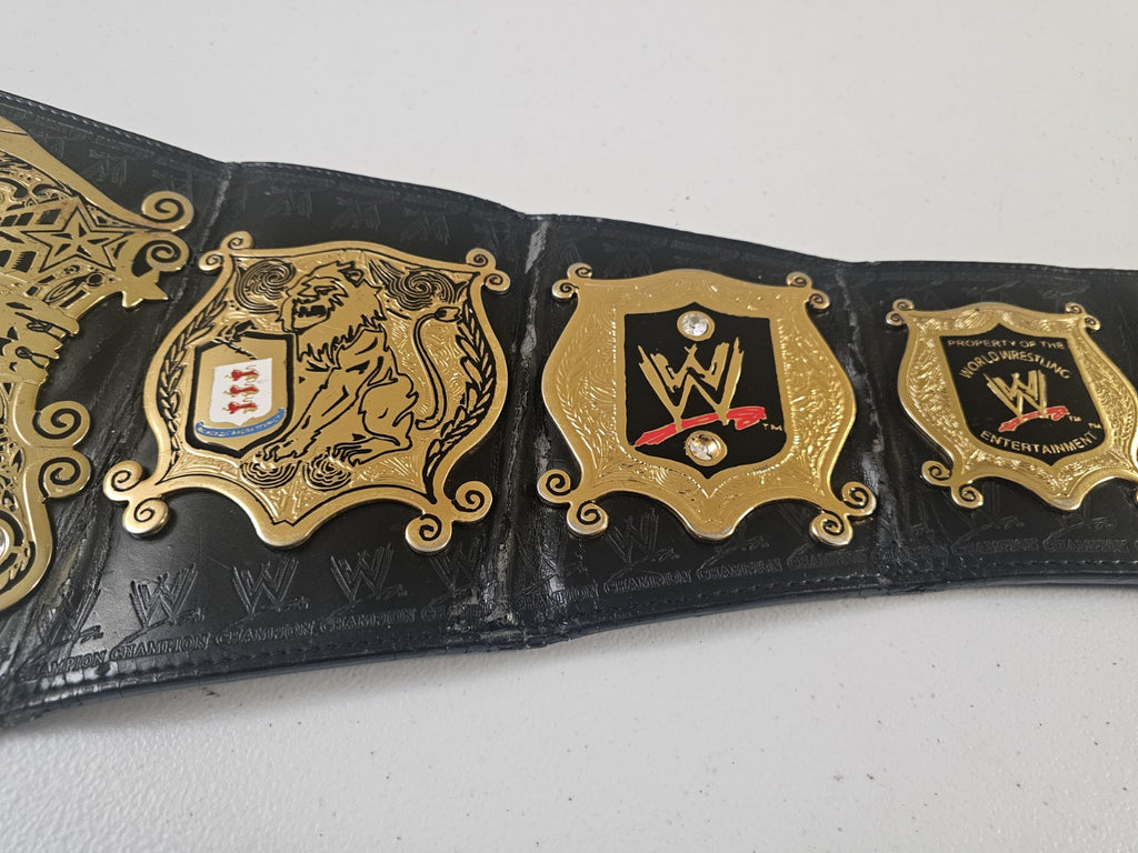 Used Rare WWE Undisputed Championship V1 Belt 2002 Figures Toy Co Release