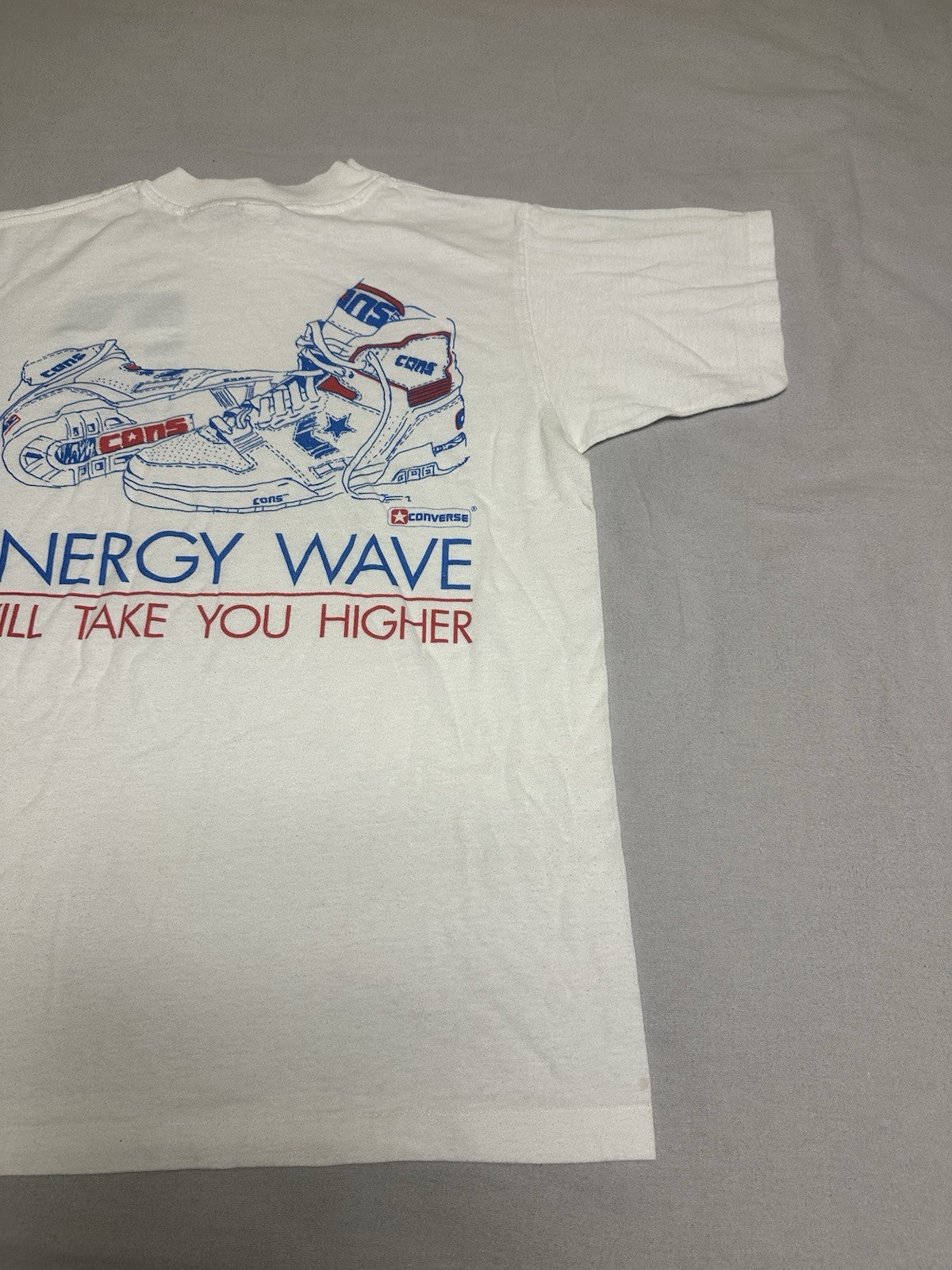 Vintage Converse Energy Wave Made In USA Vintage  T-shirts Size M