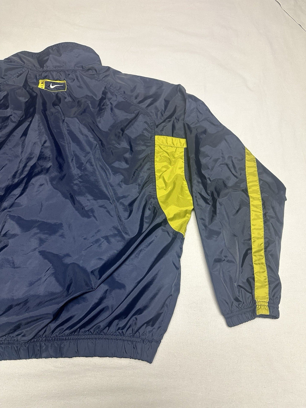 Vintage Nike Windbreaker Navy Men’s XL White Tag 90s Full Zip
