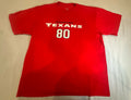 Reebok Houston Texans Shirt Jersey  Andre Johnson #80 NFL Football Tshirt Large
