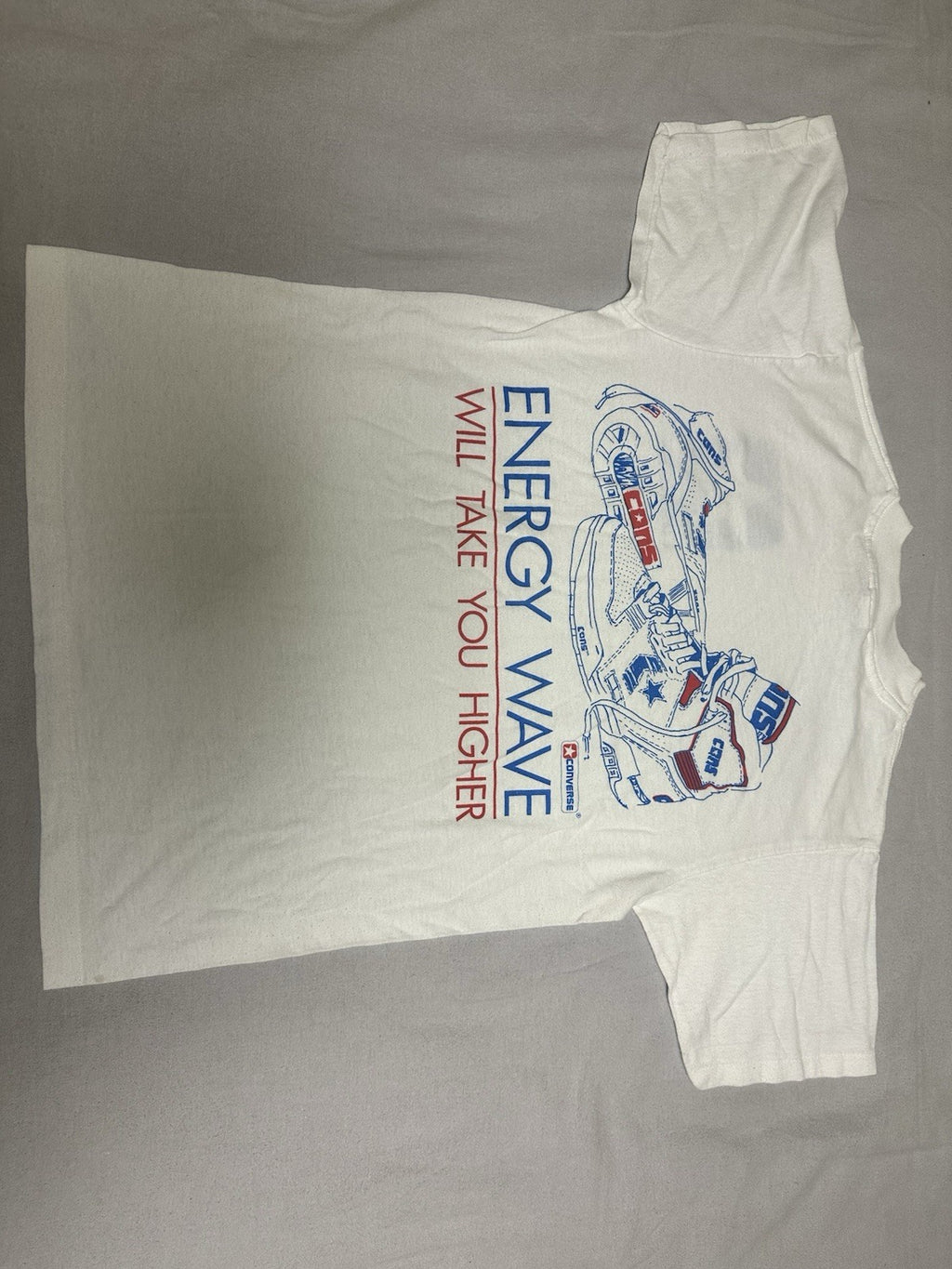 Vintage Converse Energy Wave Made In USA Vintage  T-shirts Size M