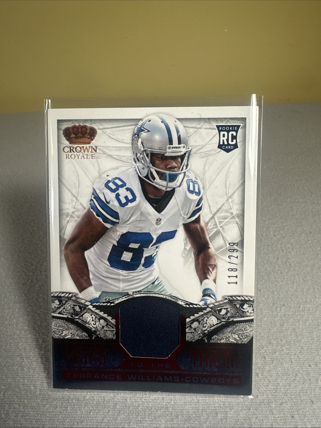 Panini 2013 Crown Royale Heirs To The Throne Terrance Williams Rookie Patch...