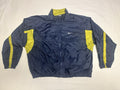 Vintage Nike Windbreaker Navy Men’s XL White Tag 90s Full Zip