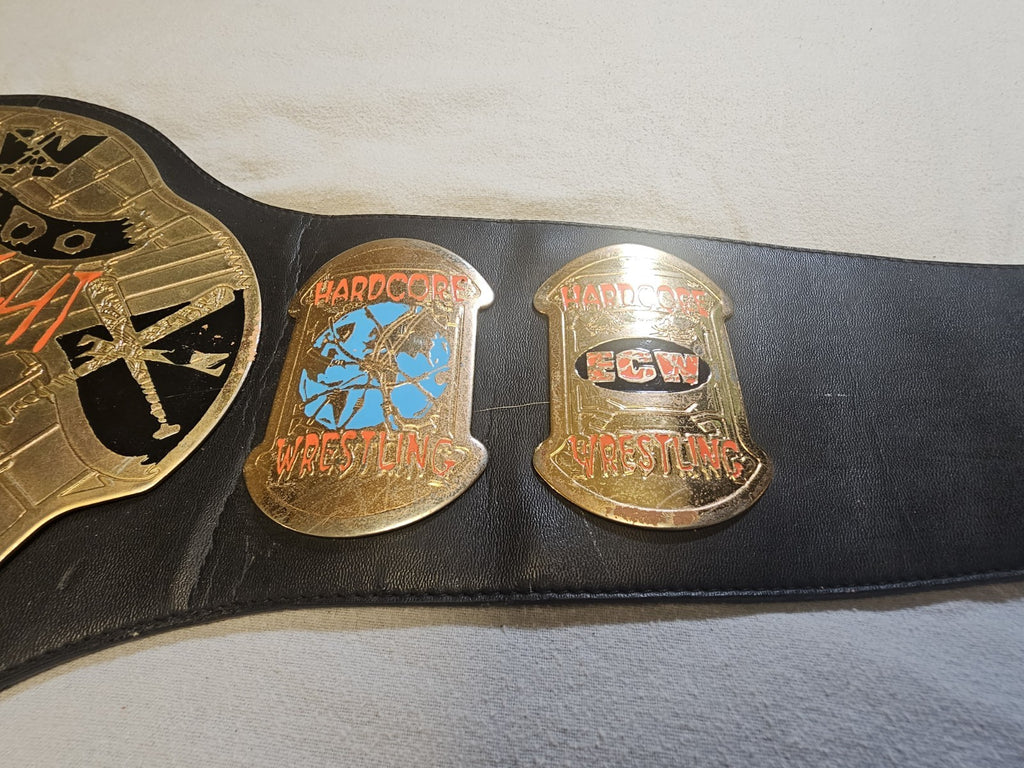 1999 FIGS TOY CO ECW TAZ EDITION WORLD CHAMPIONSHIP REPLICA WRESTLING BELT