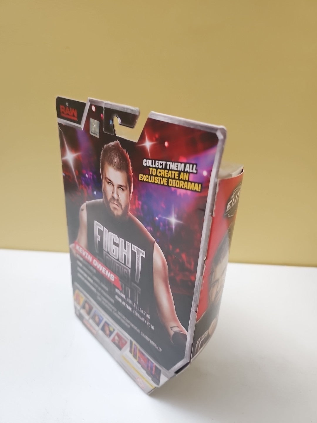 2016 WWE WWF Kevin Owens Elite Series 47 A Wrestling Figure  New In Box W/belt