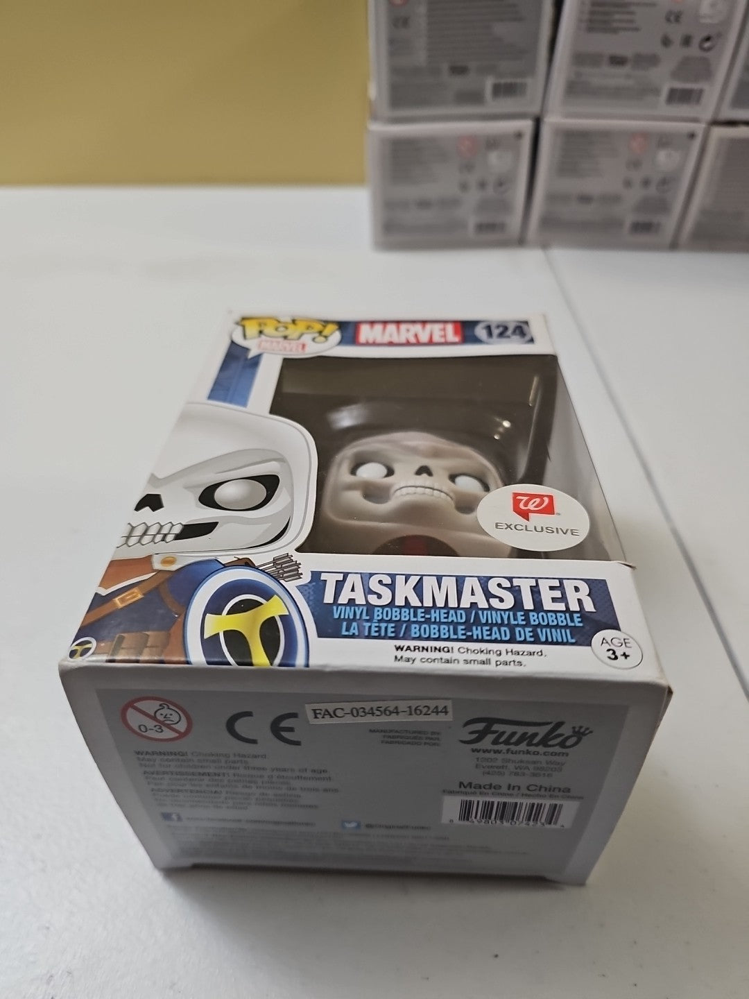 Funko Pop! Marvel 124 Taskmaster Walgreens Exclusive Vinyl Figure New in Package