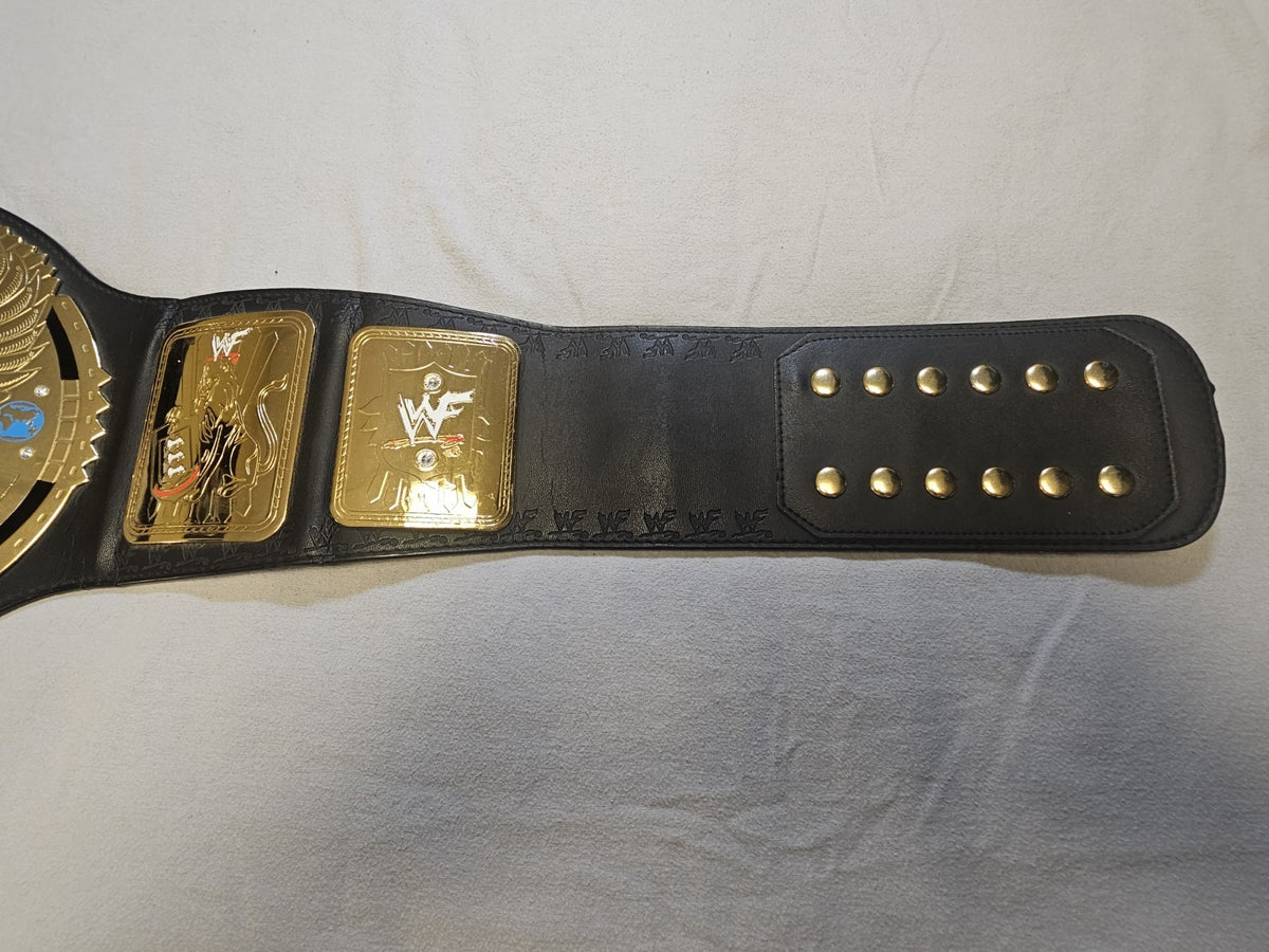 Original 2001 Figures Toy Co. BIG EAGLE Championship WWF Title Replica Belt