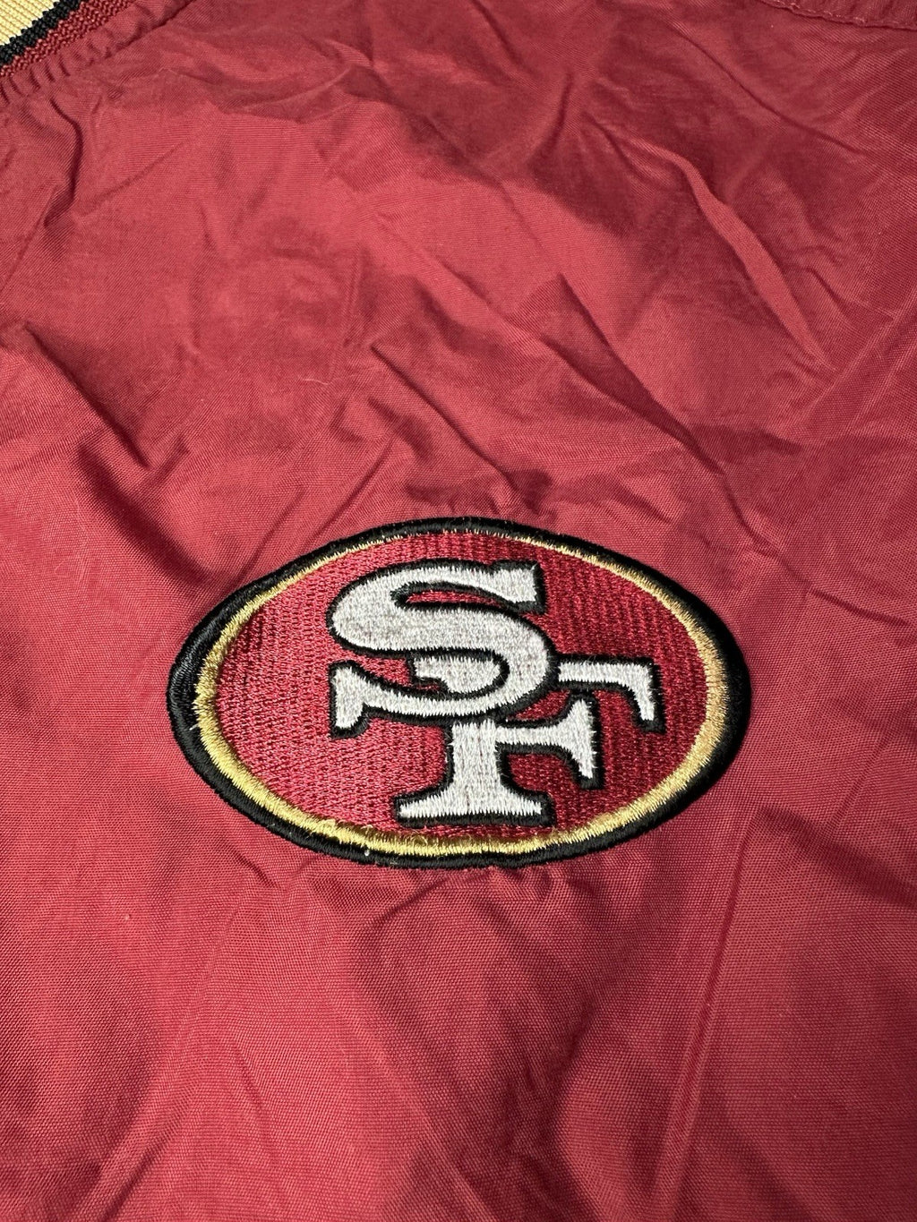 Vintage Starter Pro Line San Francisco 49ers Pullover Jacket Men’s XL Red NFL