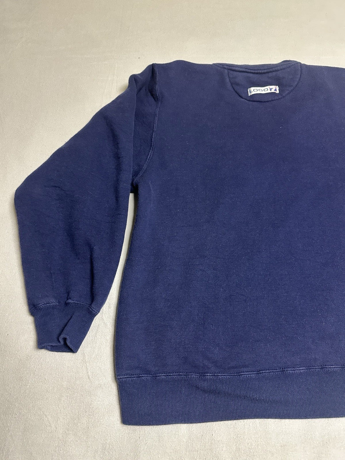 Vintage Super Bowl 26 Crewneck Sweatshirt 1992 Small Blue Minneapolis