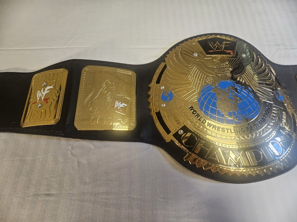 RARE 2001 WWF Attitude Era Championship Title Belt Adult Replica Figures Toy Co.