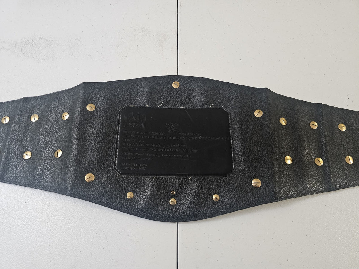 Used Rare WWE Undisputed Championship V1 Belt 2002 Figures Toy Co Release