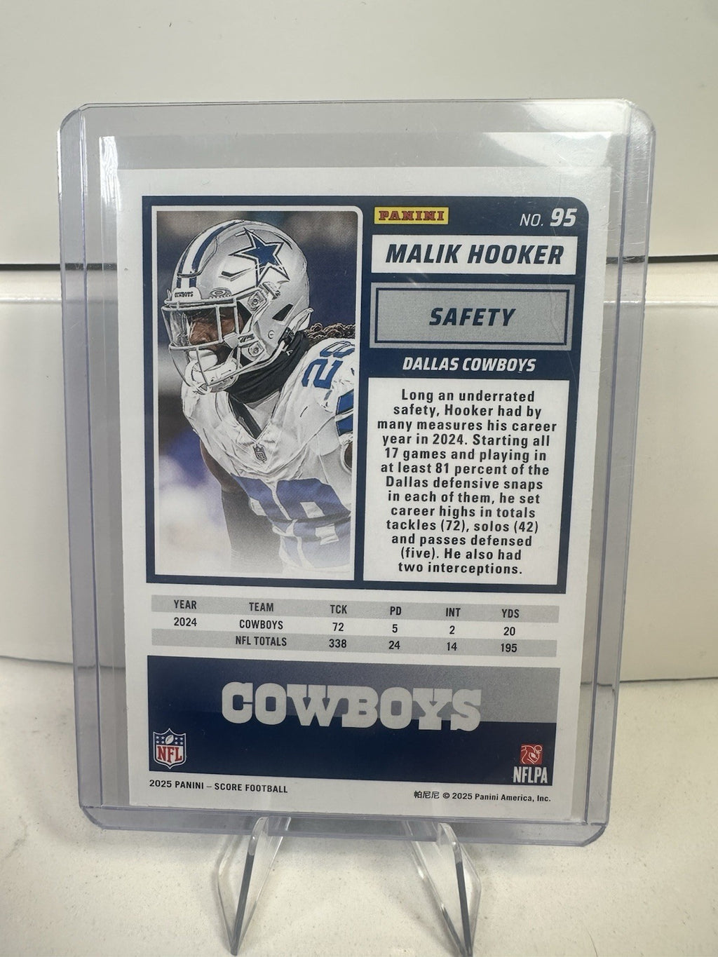 2025 Panini Score Green #95 Malik Hooker