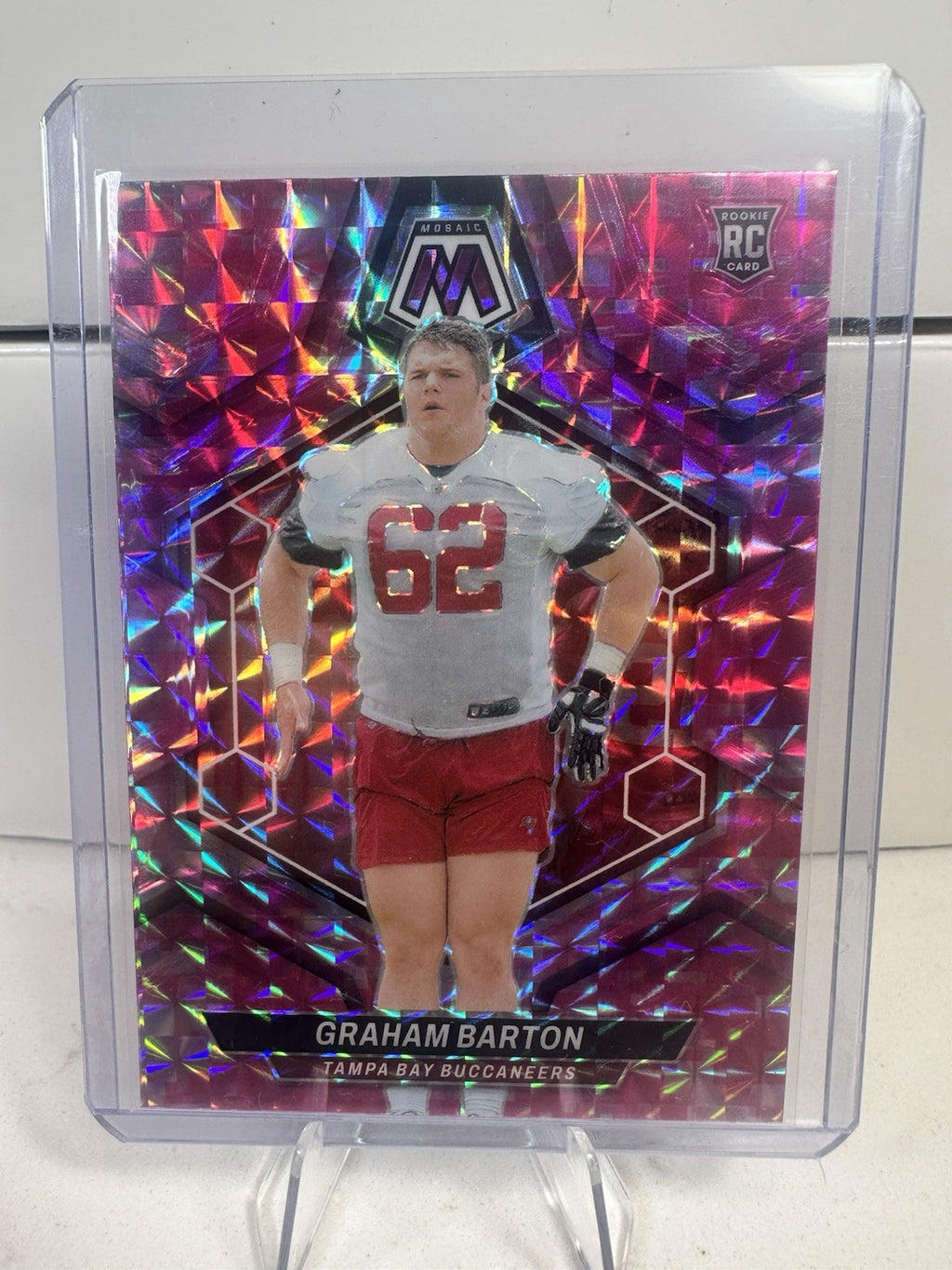 Graham Barton 2024 Panini Mosaic - Rookies #326 Camo Pink Mosaic Prizm (RC)