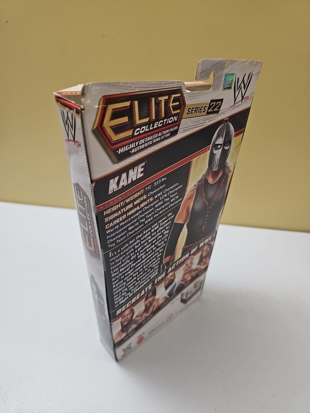 WWE Kane Elite Series 22 Action Figure w/ Mask And Tag Team Belt