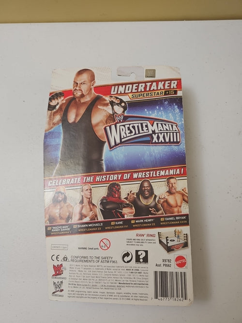 2012 WWE WWF Mattel Undertaker Wrestling Figure Wrestlemania Heritage #15
