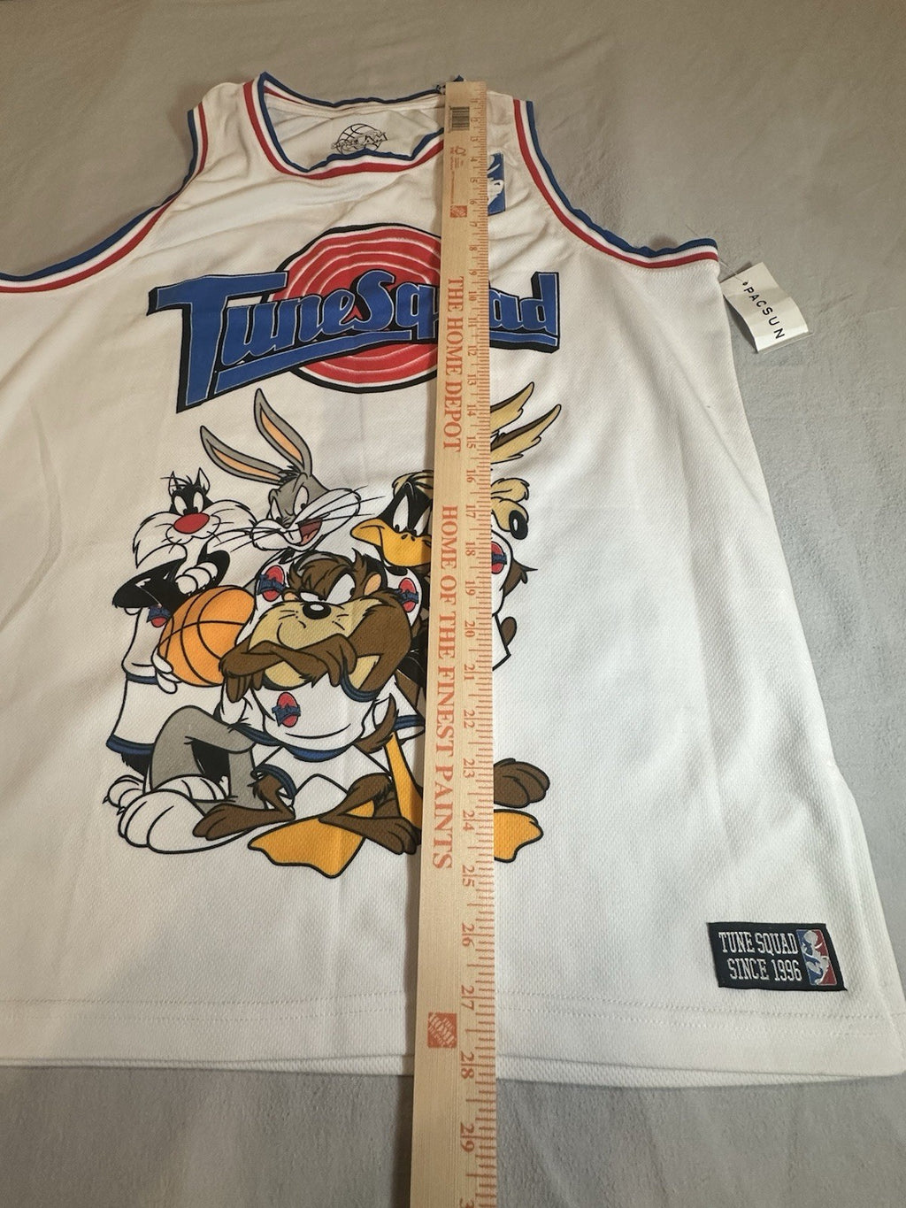 Vintage 1996 Space Jam Tune Squad Jersey Bugs #1 M