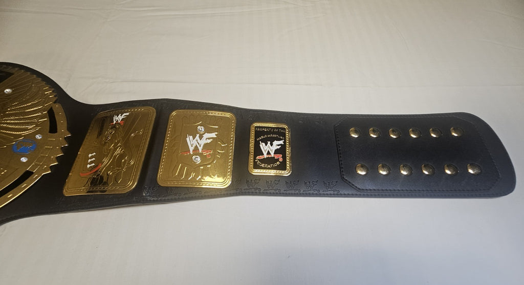 RARE 2001 WWF Attitude Era Championship Title Belt Adult Replica Figures Toy Co.