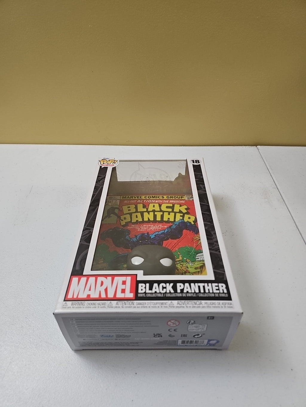 new Funko Pop! Comic Book Cover with Case: Marvel Black Panther #18 Vinyl Figure