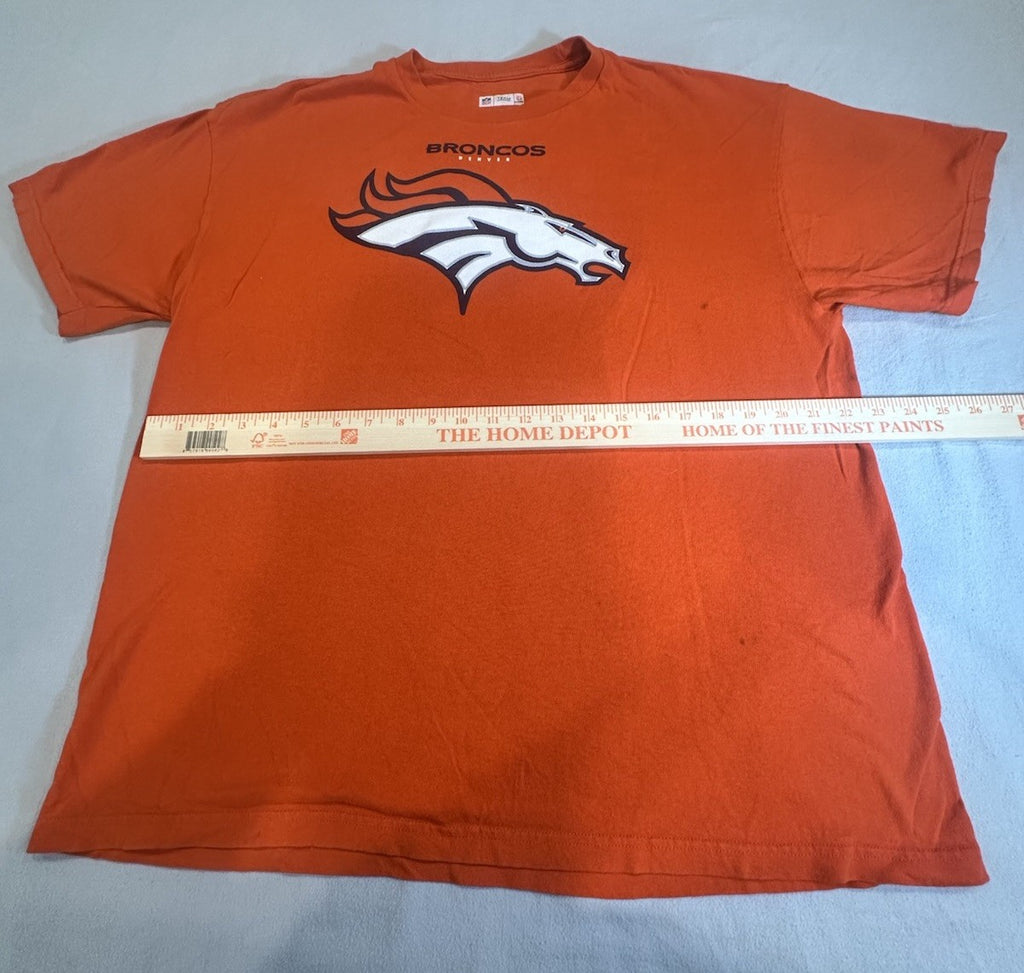 NFL Team Apparel Denver Broncos Peyton Manning Orange Football Shirt XL